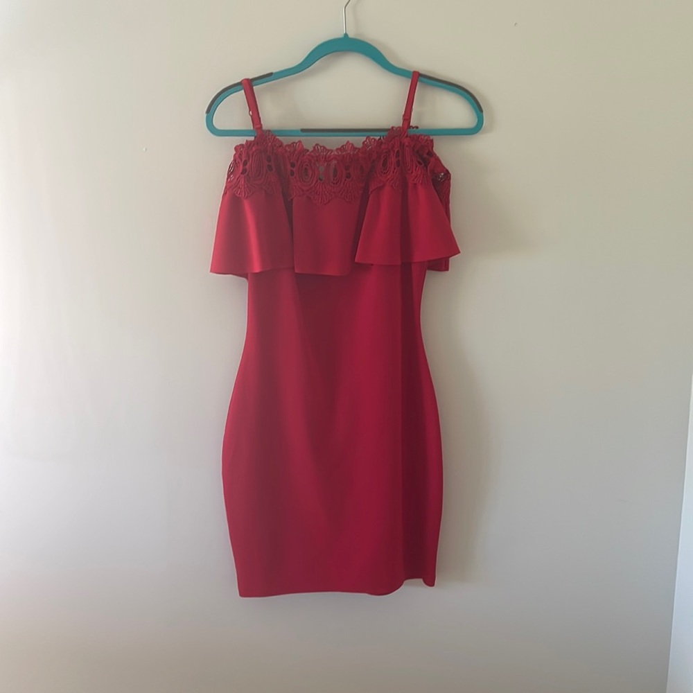Short Red Semi-Formal Dress